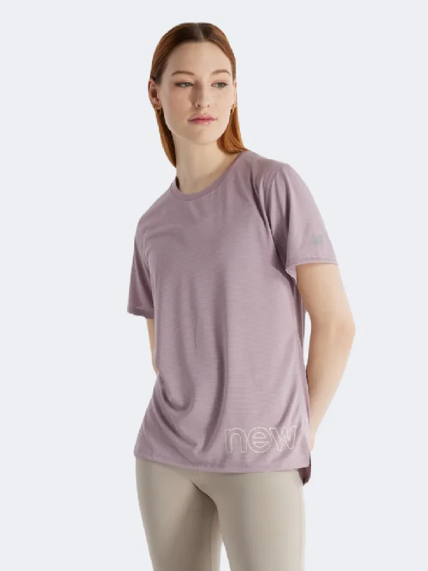 New Balance Sport Essentials Graphic Women Performance T-Shirt Ice Wine