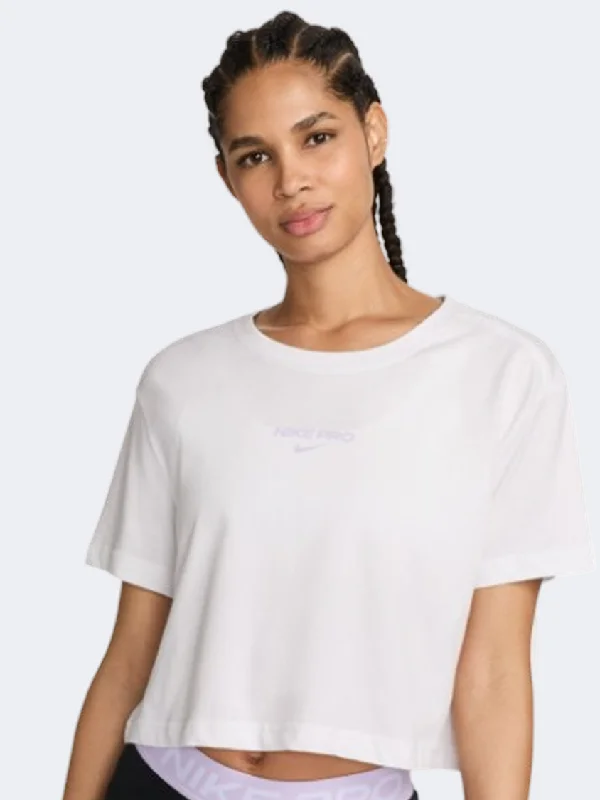 Nike Df Pro Women Training T-Shirt White