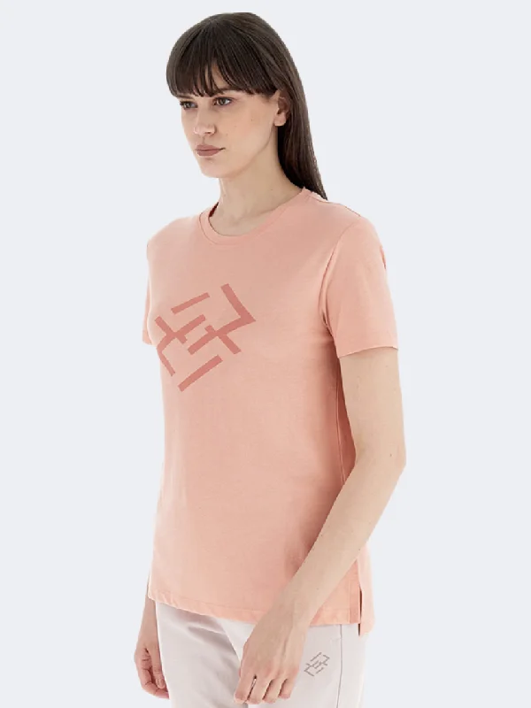 Lotto Smart You Women Lifestyle T-Shirt Coral Pink