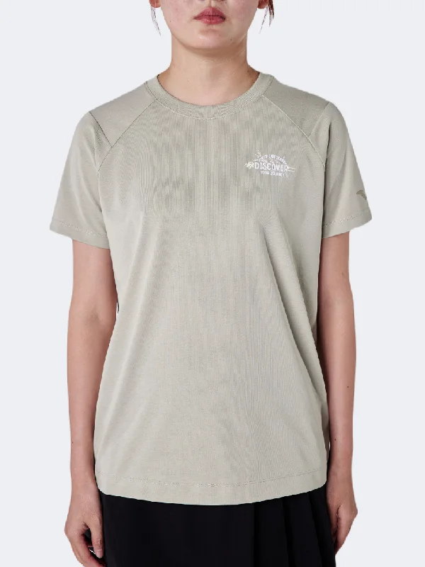 Anta Camping Women Outdoor T-Shirt Grey