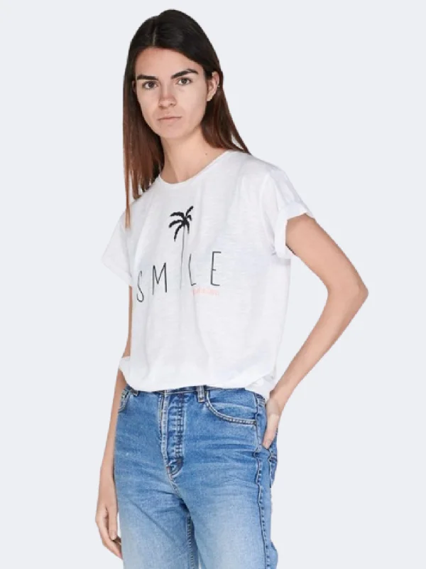 Lotto Smile Women Lifestyle T-Shirt White