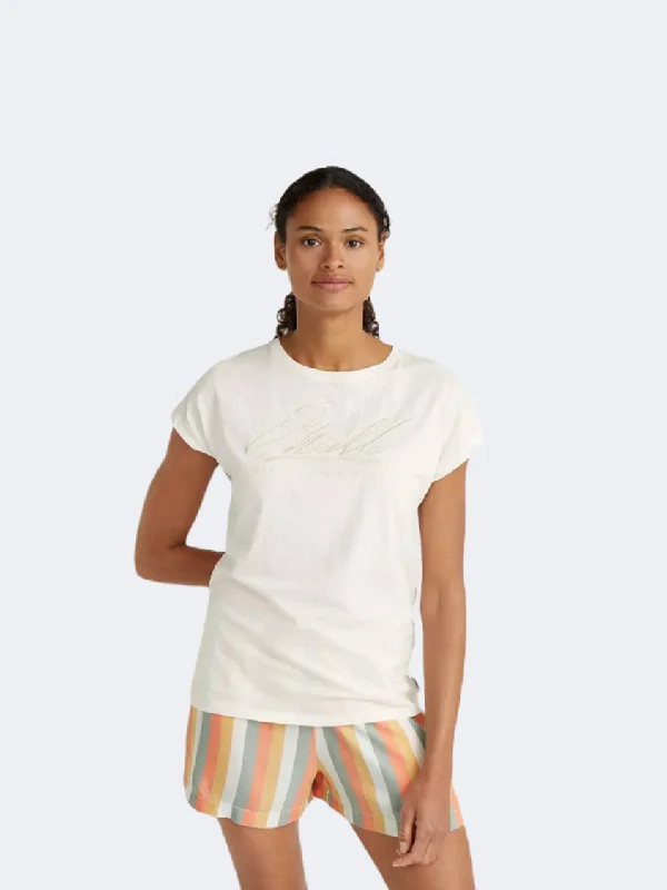 Oneill Essentials Women Beach T-Shirt Snow White