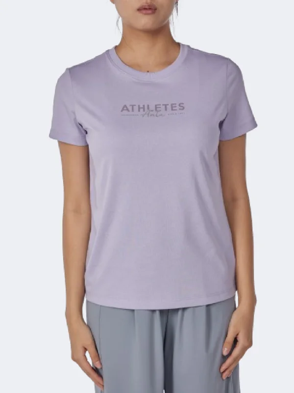 Anta Group Purchase Women Training T-Shirt Purple