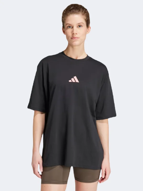 Adidas Strength Graphic Women Training T-Shirt Black/Pink