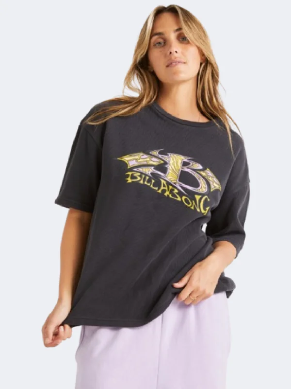 Billabong Since 73 Women Lifestyle T-Shirt Off Black