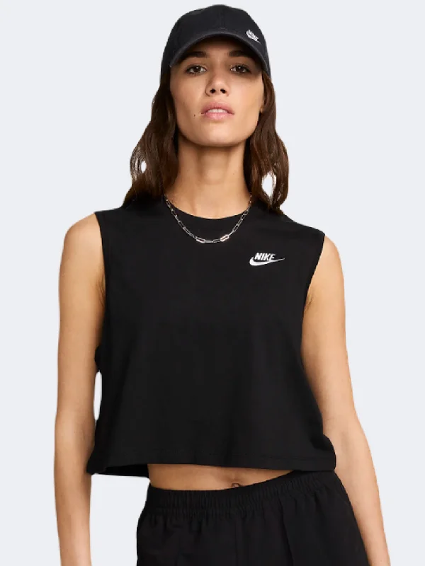 Nike Sportswear Club Women Lifestyle T-Shirt Black/White