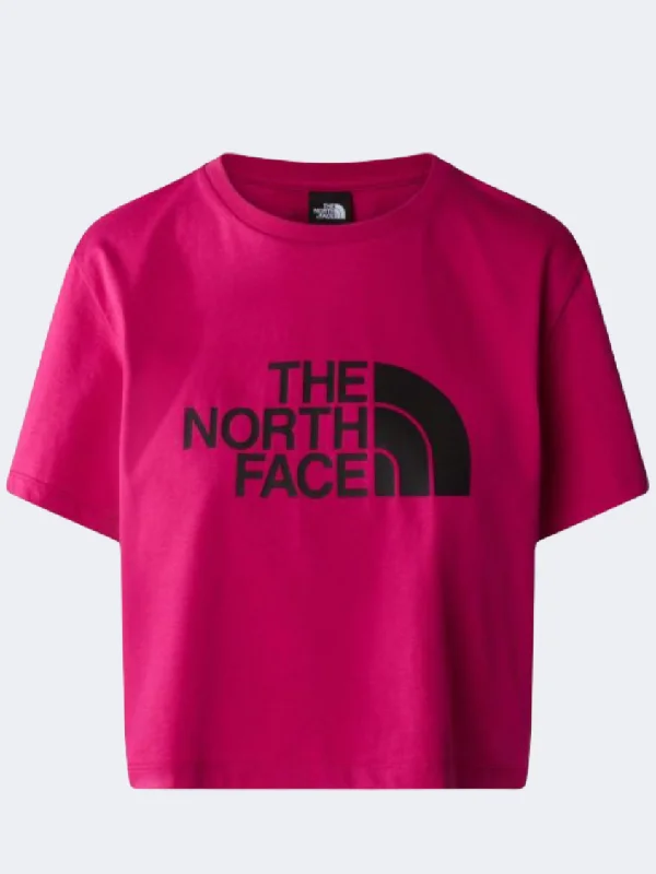 The North Face Cropped Easy Women Lifestyle T-Shirt Pink/Primrose