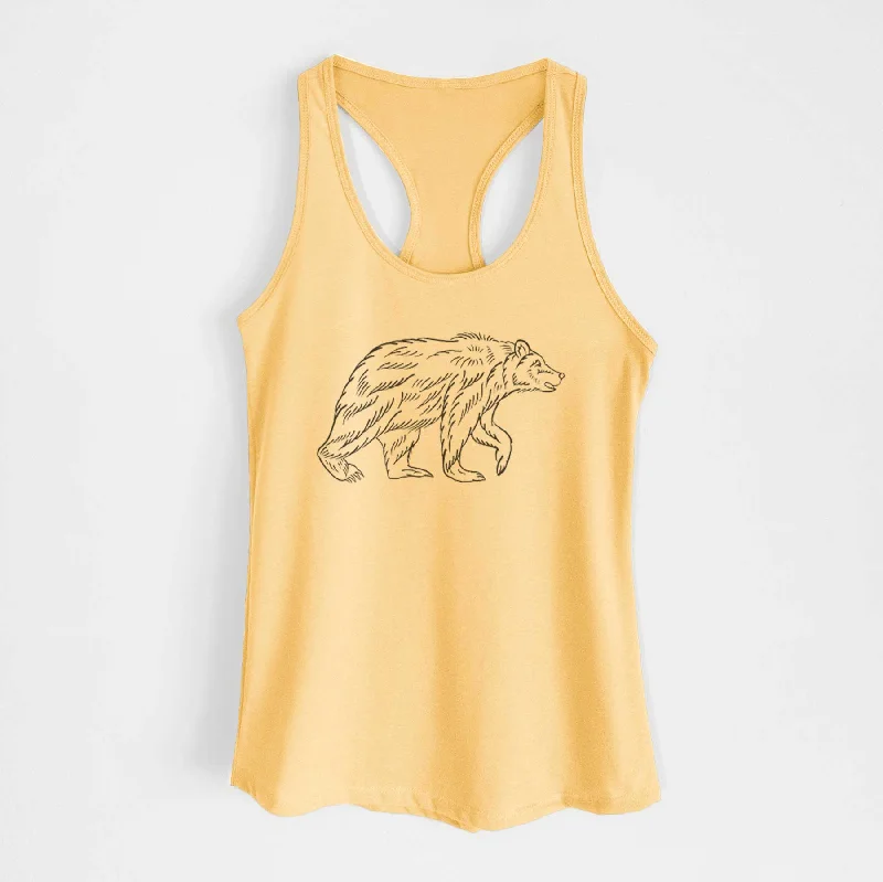 Brown Bear - Women's Racerback Tanktop