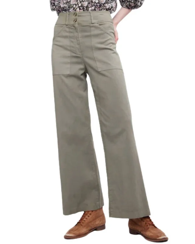 Aria Hi-Waist Pant In Ivy