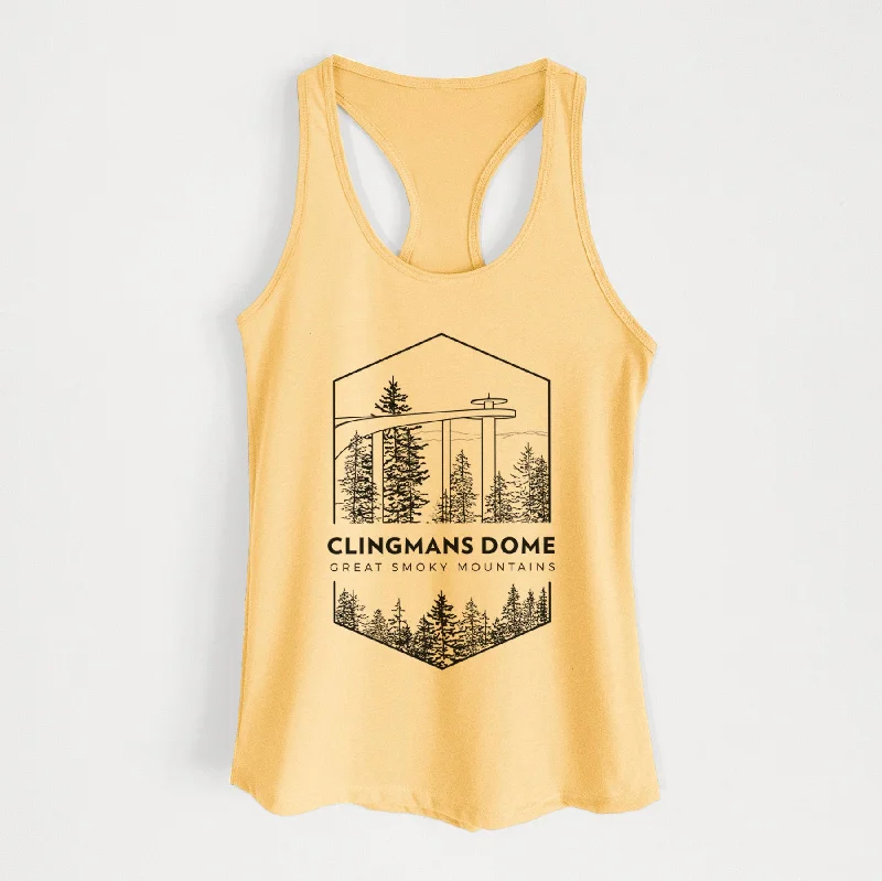 Clingmans Dome - Great Smoky Mountains National Park - Women's Racerback Tanktop