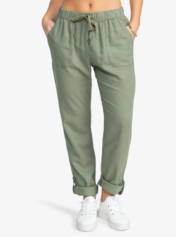 On The Seashore Pants - Sea Spray