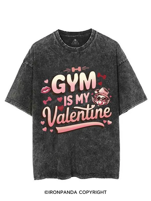 GYM IS MY VALENTINE VINTAGE GYM SHIRT