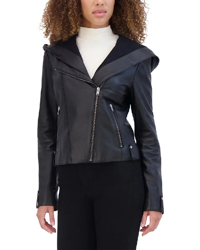 Andrew Marc Lunar Leather Coat