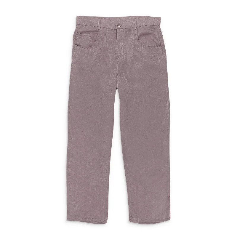 CALLIPYGIAN SATIN LAVENDER WOMEN'S STRAIGHT PANTS