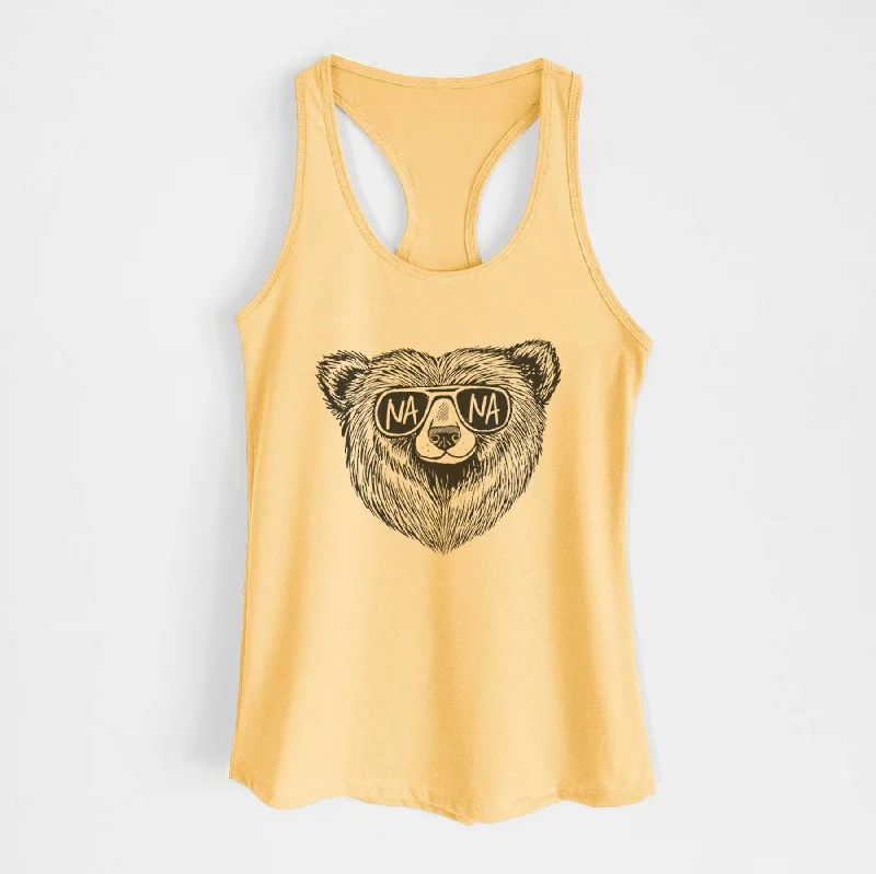 Nana Bear - Nana Glasses - Women's Racerback Tanktop