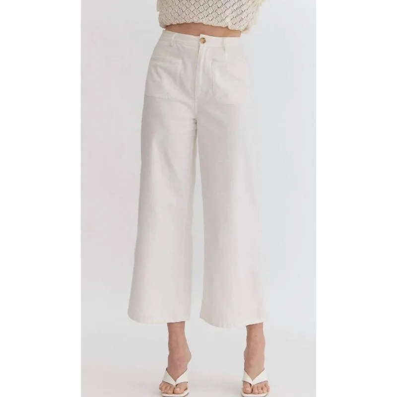 Entro - Emaline High-Waisted Wide Leg Pants