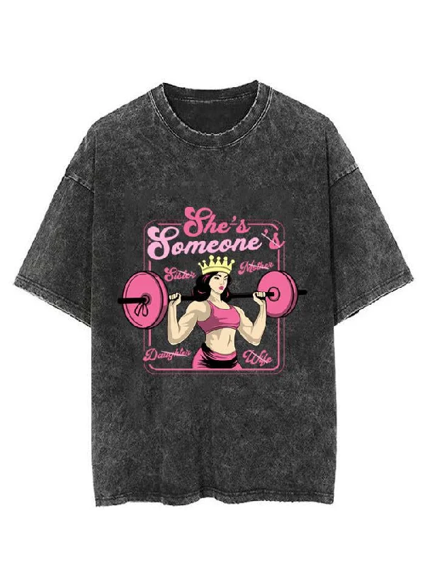 SHE'S SOMEONE VINTAGE GYM SHIRT