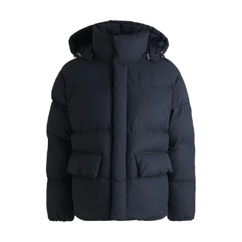 Water-repellent puffer jacket with Double B monogram