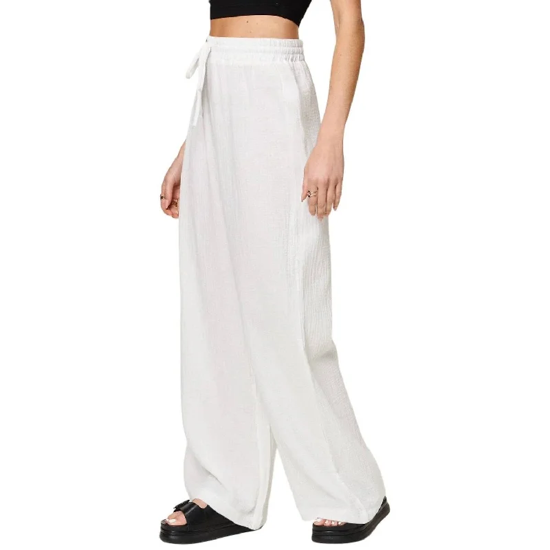 Double Take - Wide Leg Drawstring Pants