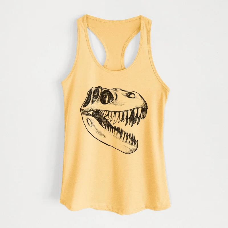 Tyrannosaurus Rex Skull - Women's Racerback Tanktop