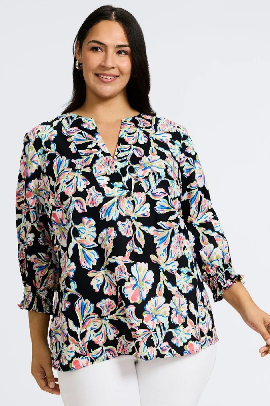 Alicia Plus No Iron Night Blossoms Popover