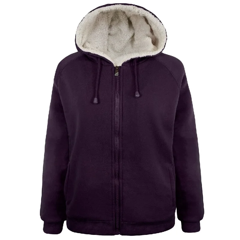 Victory Outfitters Ladies Knit Fleece Zip Up Hoodie