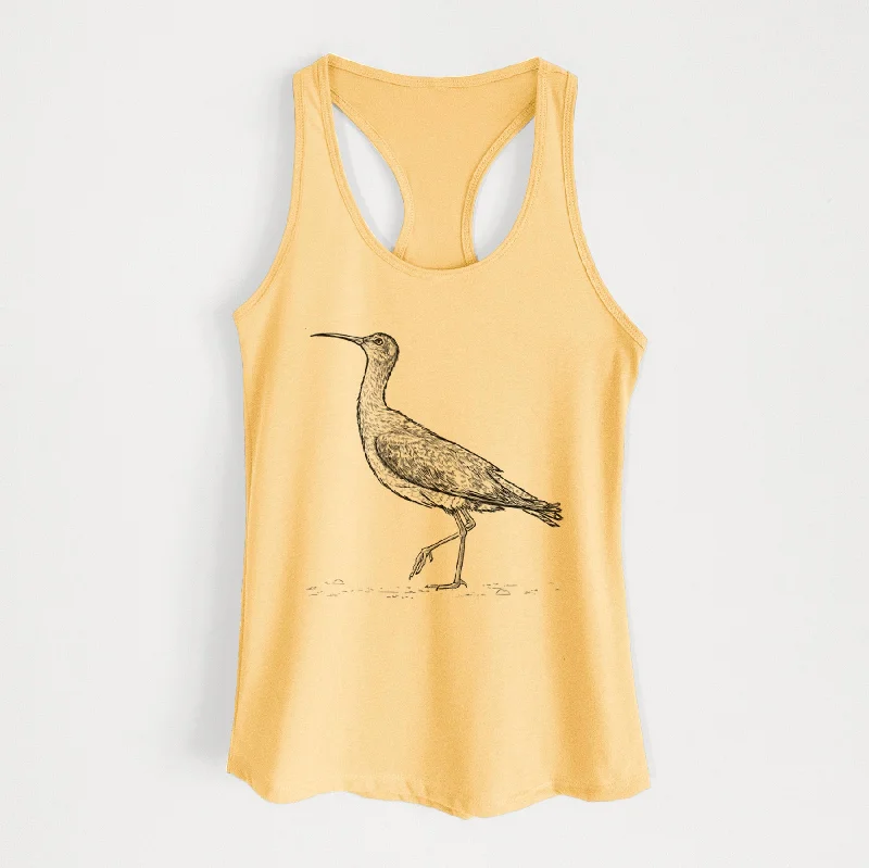 Eskimo Curlew - Numenius borealis - Women's Racerback Tanktop