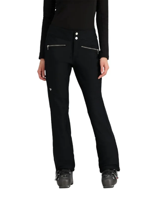 Clio Softshell Pant In Black