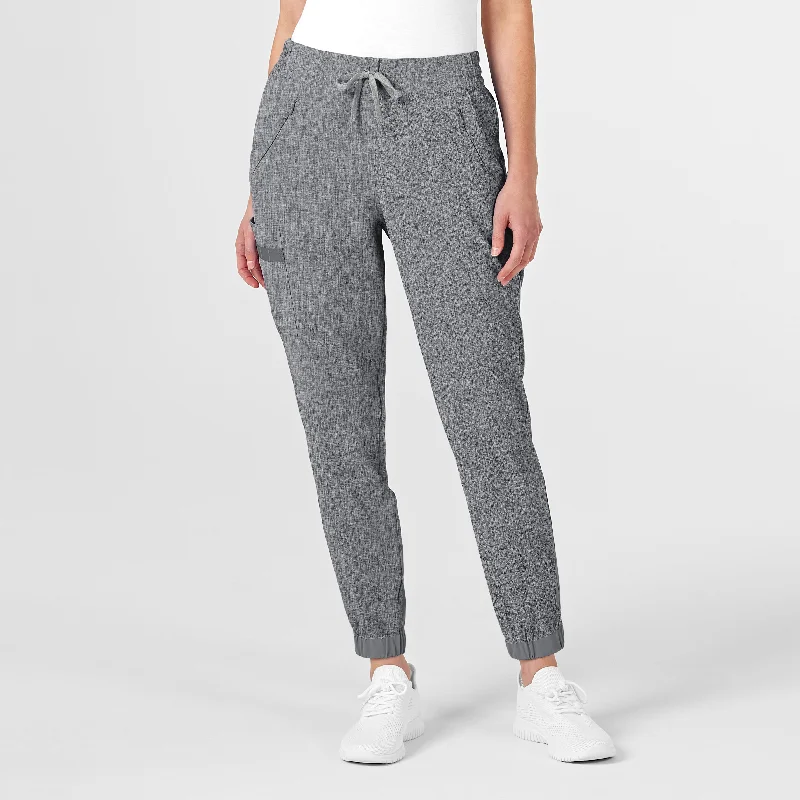 RENEW Women's Jogger Scrub Pant - Grey Heather