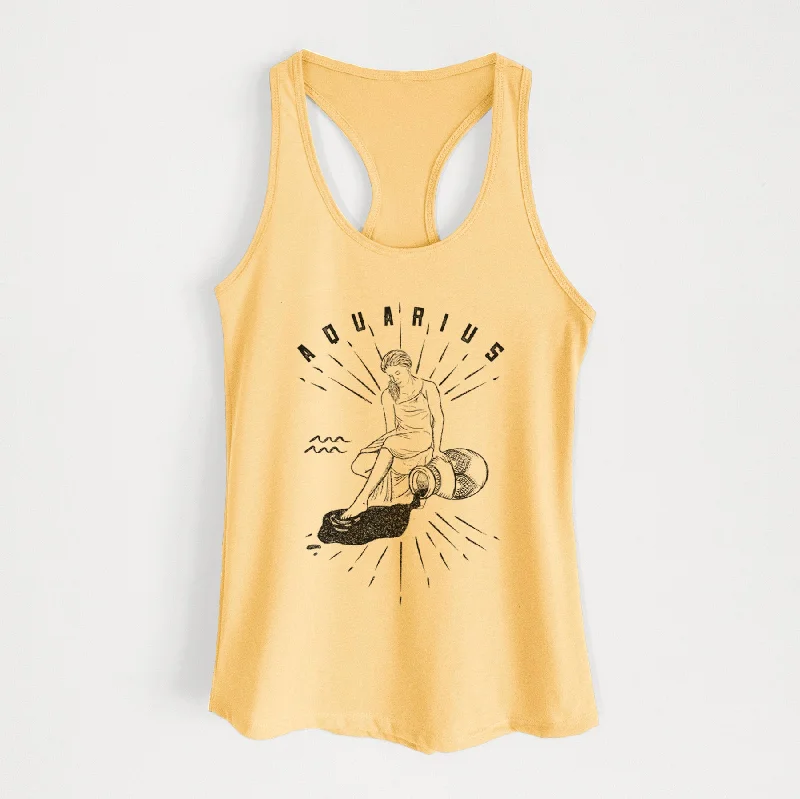 Aquarius - Water Bearer - Women's Racerback Tanktop