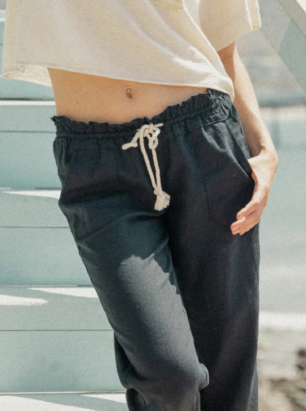 Oceanside Flared Pants - True Black