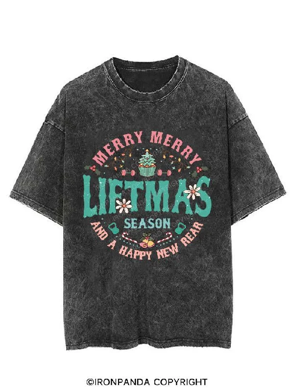 MERRY LIFTMAS VINTAGE GYM SHIRT