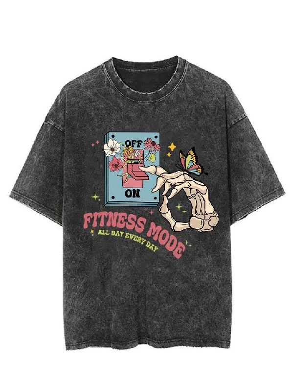 FITNESS MODE ALL DAY VINTAGE GYM SHIRT