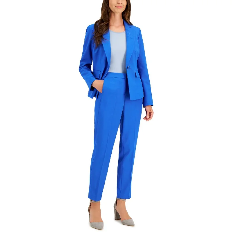 Le Suit Womens Knit Straight Leg Dress Pants