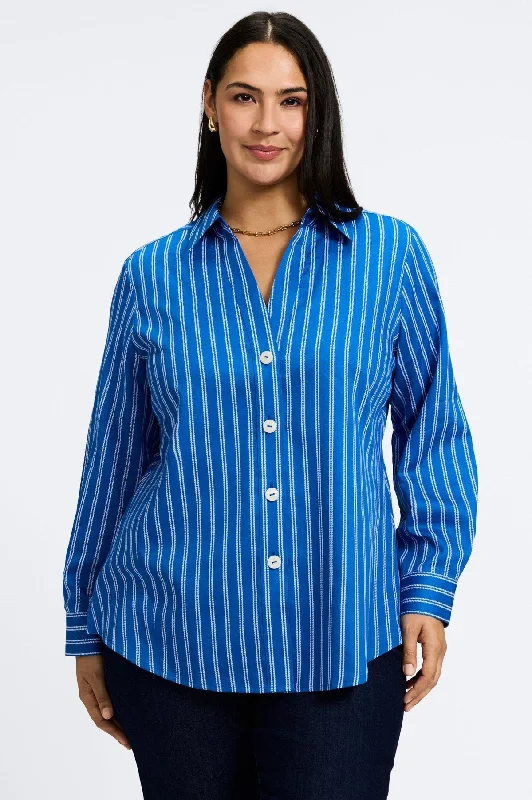 Paityn Plus No Iron Rope Stripe Shirt