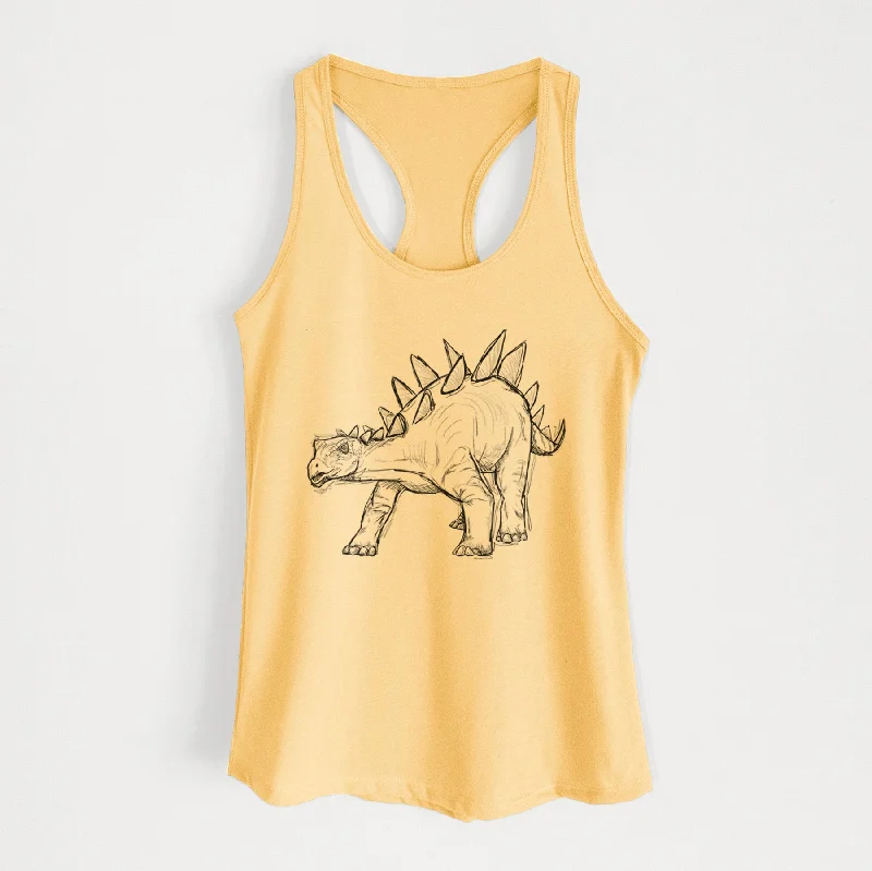 Stegosaurus Stenops - Women's Racerback Tanktop