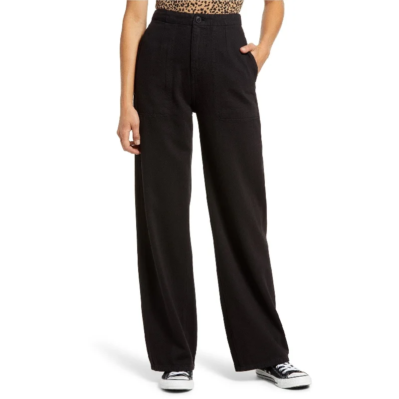 Articles Of Society Womens Tammy High-Rise Wide Leg Jeans