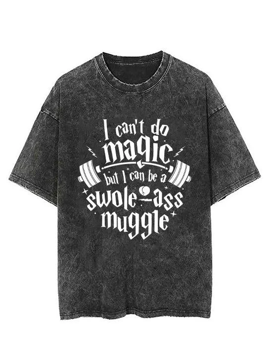 I CAN'T DO MAGIC  VINTAGE GYM SHIRT