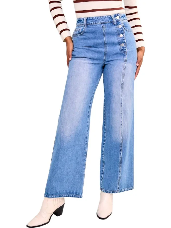 Latest And Greatest High Waisted Pants In Medium Wash