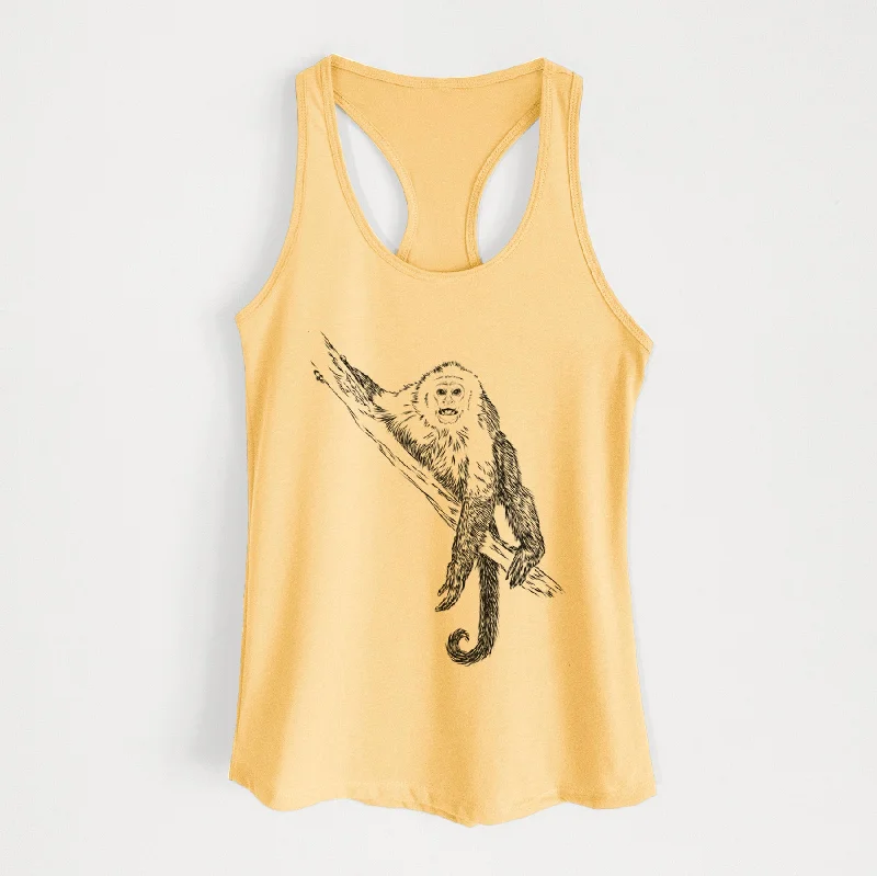 Capuchin Monkey - Cebus imitator - Women's Racerback Tanktop