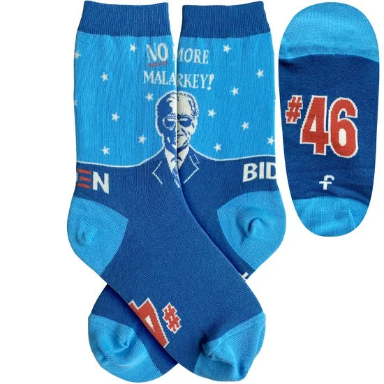 Biden "No More Malarkey!" Sock