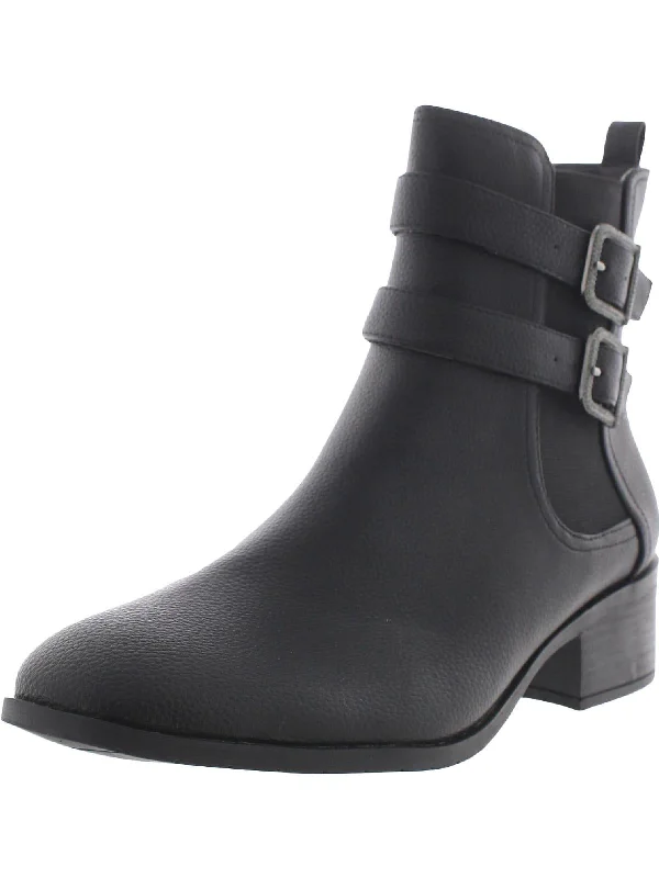 Salt Biker Jewel Womens Zipper Round-toe Ankle Boots