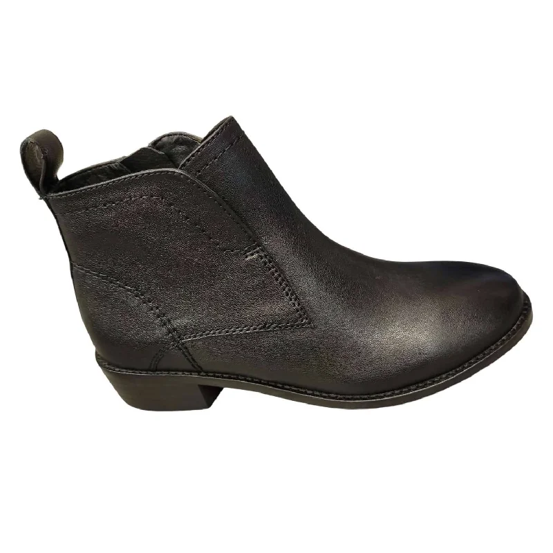 Women’S Nico Leather Ankle Boot In Black