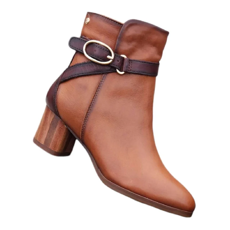 Women's Calafat Ankle Boots In Tan (Cuero)