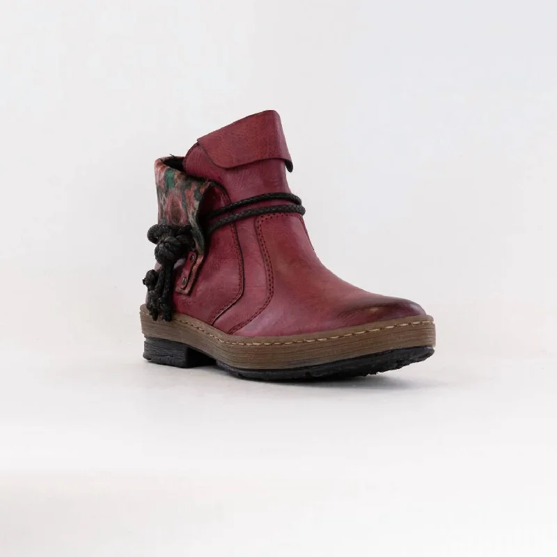 Women's Casual Ankle Boots In Red