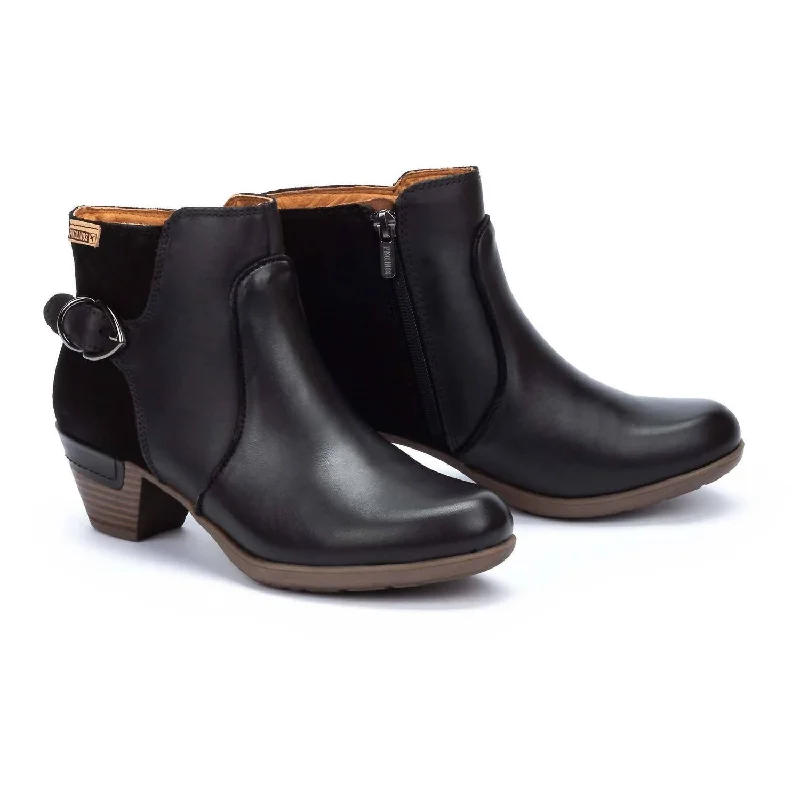 Women's Rotterdam Ankle Boots In Black