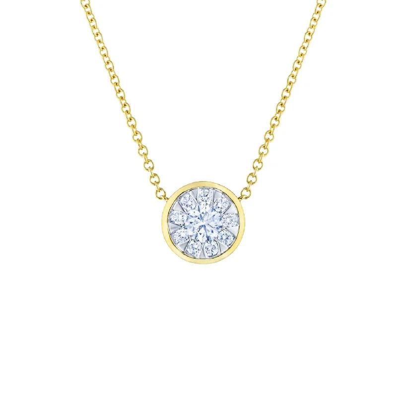 Diamond Sunburst Pendant