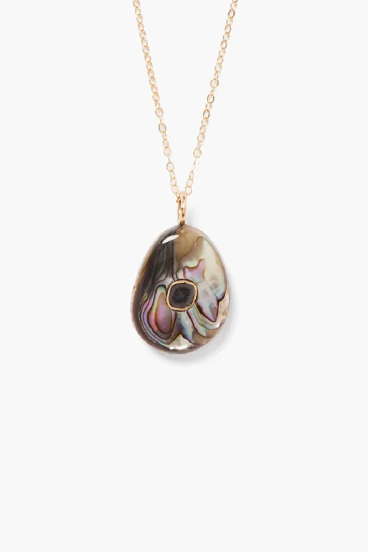 14k Oasis Necklace Abalone