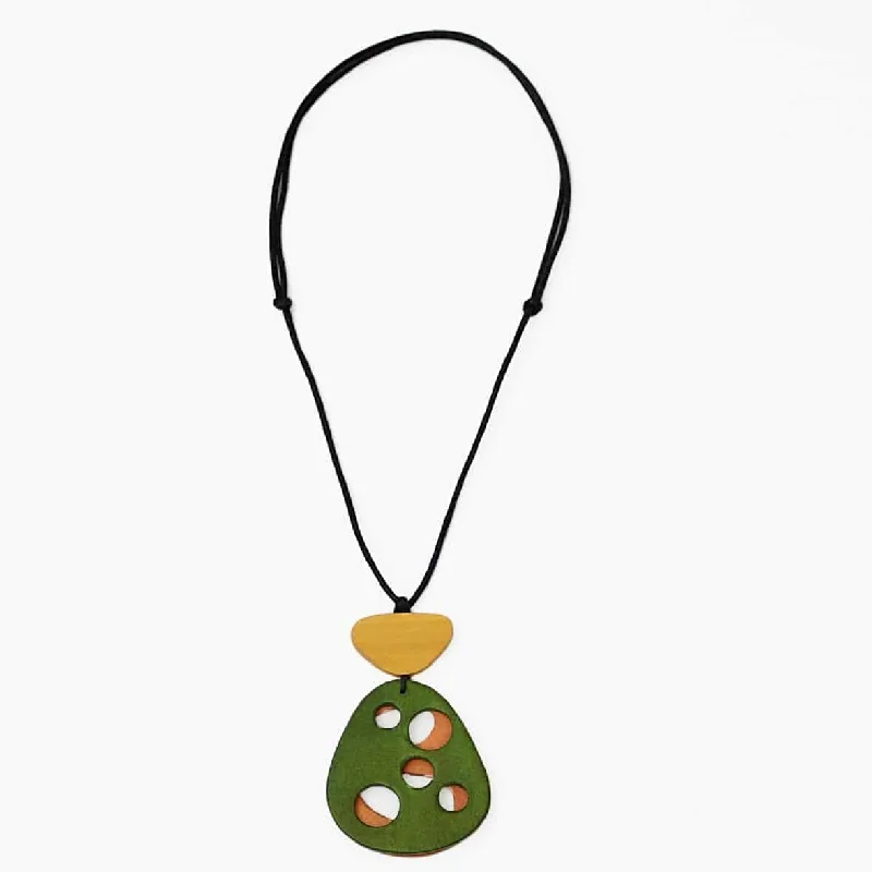 Green and Orange Ramona Pendant 