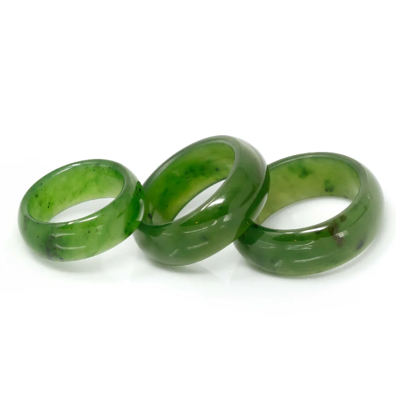 RealJade® "Origin" Traditional Genuine Nephrite Green Jade Ring